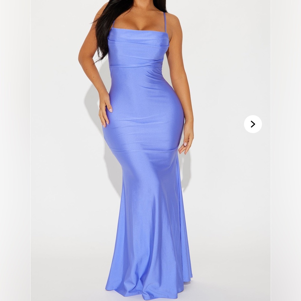 Fashion Nova Periwinkle Blue Maxi Dress